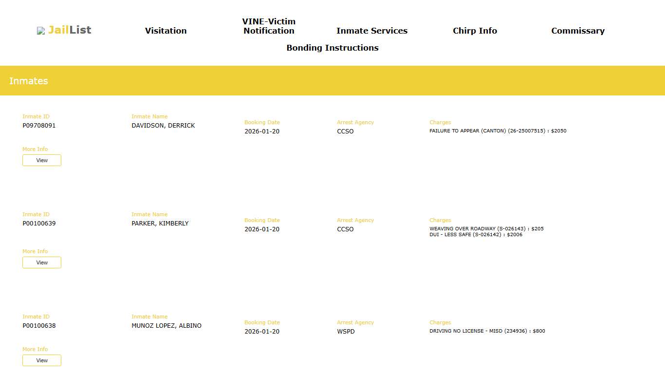 Cherokee County | Inmate Search